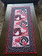 Hearts and Swirls Table Runner or Flag 5x7 6x10 8x12 - Sweet Pea