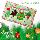Christmas elf mugrug 5x7 6x10 and 7x12 - Sweet Pea