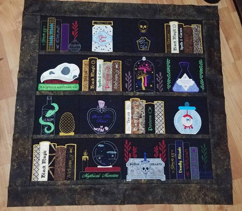 Spells and Potions Quilt 5x5, 6x6 and 7x7 - Sweet Pea