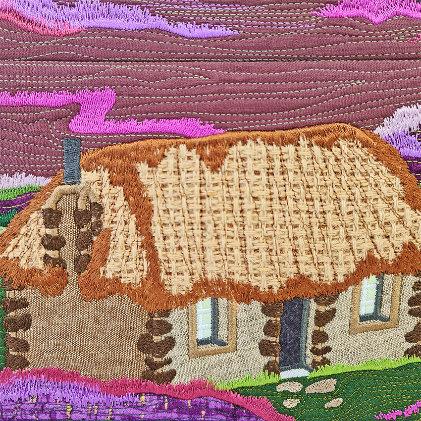 Highland Scene Hanger or Runner & Mug Rug Set - Sweet Pea Australia In the hoop machine embroidery designs. in the hoop project, in the hoop embroidery designs, craft in the hoop project, diy in the hoop project, diy craft in the hoop project, in the hoop embroidery patterns, design in the hoop patterns, embroidery designs for in the hoop embroidery projects, best in the hoop machine embroidery designs perfect for all hoops and embroidery machines