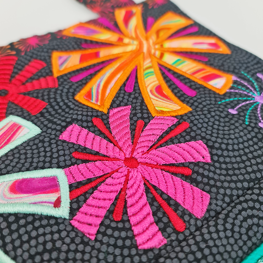 Happy New Year Flag 5x7 6x10 7x12 - Sweet Pea Australia In the hoop machine embroidery designs. in the hoop project, in the hoop embroidery designs, craft in the hoop project, diy in the hoop project, diy craft in the hoop project, in the hoop embroidery patterns, design in the hoop patterns, embroidery designs for in the hoop embroidery projects, best in the hoop machine embroidery designs perfect for all hoops and embroidery machines