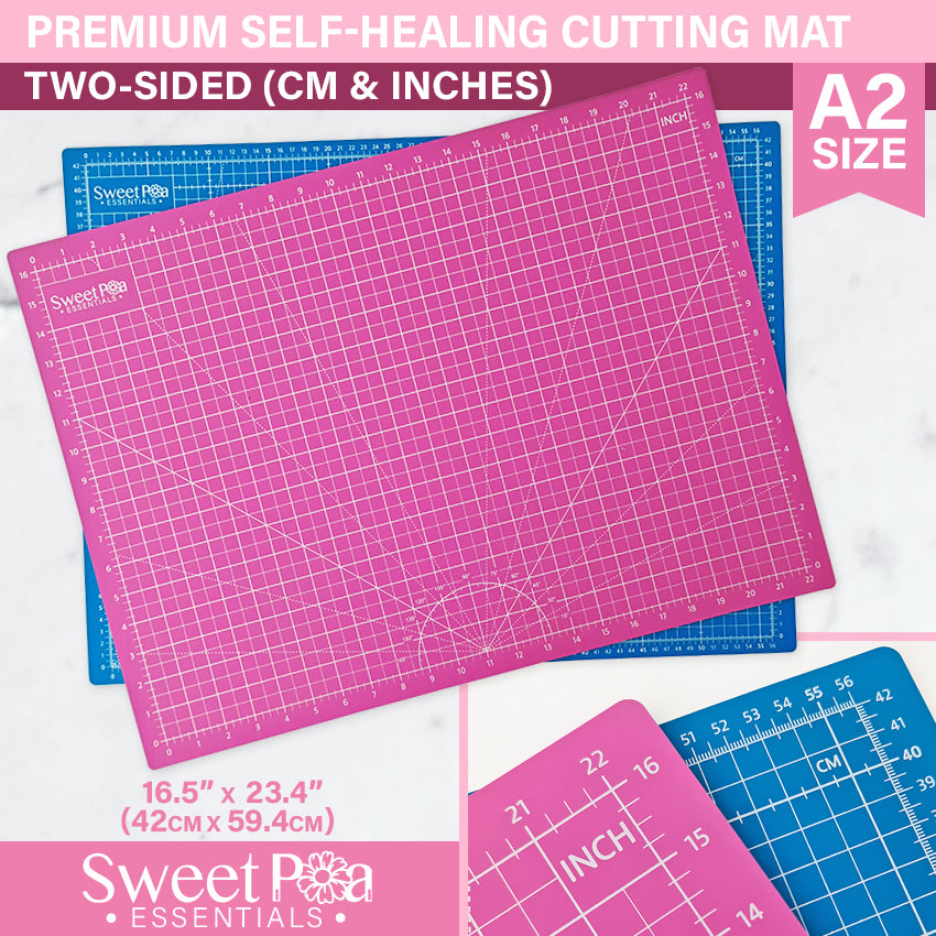 Crafty World 12 x 18 Cutting Mat for Sewing, Self Healing Double Sided  Quilting Crafts Mat - Fabric Cutting Mat - Non Slip surface - Rotary  Cutting