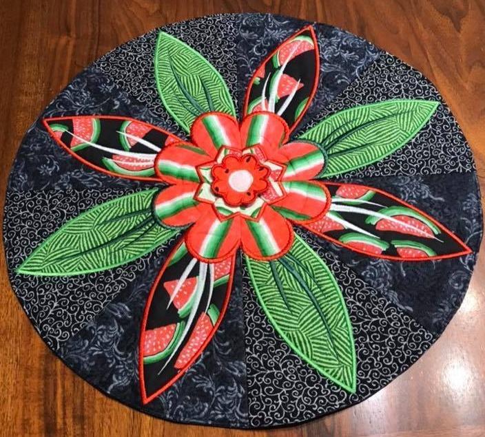 Flower Table Centre 5x7 6x10 7x12 - Sweet Pea Australia In the hoop machine embroidery designs. in the hoop project, in the hoop embroidery designs, craft in the hoop project, diy in the hoop project, diy craft in the hoop project, in the hoop embroidery patterns, design in the hoop patterns, embroidery designs for in the hoop embroidery projects, best in the hoop machine embroidery designs perfect for all hoops and embroidery machines