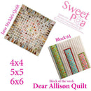 Dear Allison block 61 - Sweet Pea