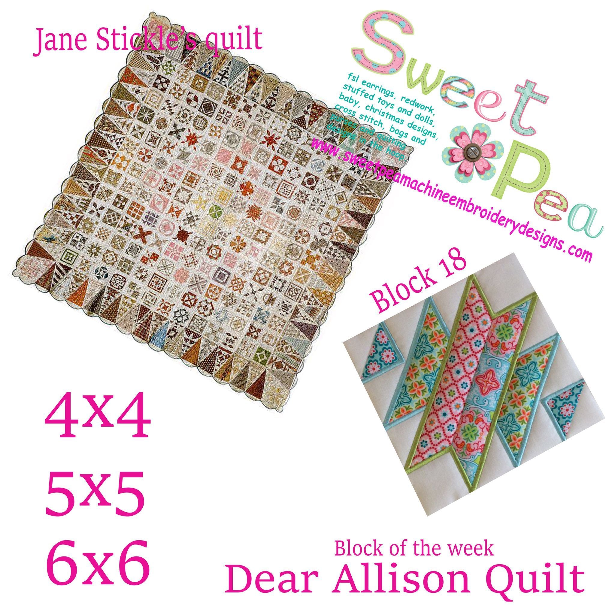 Dear Allison block 18 - Sweet Pea Australia In the hoop machine embroidery designs. in the hoop project, in the hoop embroidery designs, craft in the hoop project, diy in the hoop project, diy craft in the hoop project, in the hoop embroidery patterns, design in the hoop patterns, embroidery designs for in the hoop embroidery projects, best in the hoop machine embroidery designs perfect for all hoops and embroidery machines