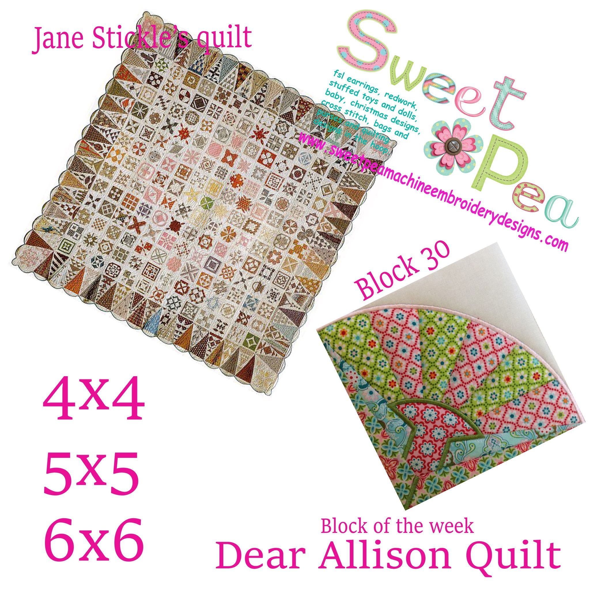 Dear Allison block 30 - Sweet Pea Australia In the hoop machine embroidery designs. in the hoop project, in the hoop embroidery designs, craft in the hoop project, diy in the hoop project, diy craft in the hoop project, in the hoop embroidery patterns, design in the hoop patterns, embroidery designs for in the hoop embroidery projects, best in the hoop machine embroidery designs perfect for all hoops and embroidery machines