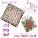 Dear Allison block 38 - Sweet Pea