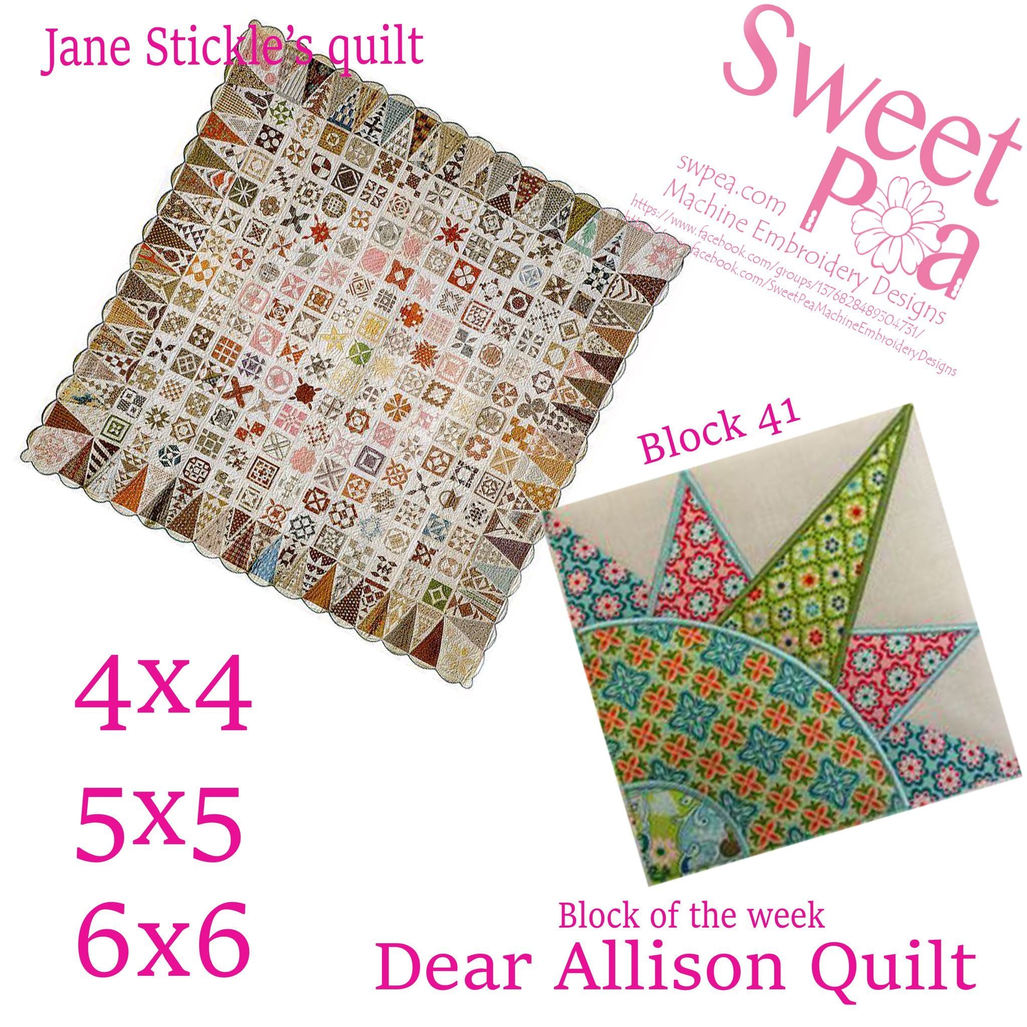 Dear Allison block 41 - Sweet Pea Australia In the hoop machine embroidery designs. in the hoop project, in the hoop embroidery designs, craft in the hoop project, diy in the hoop project, diy craft in the hoop project, in the hoop embroidery patterns, design in the hoop patterns, embroidery designs for in the hoop embroidery projects, best in the hoop machine embroidery designs perfect for all hoops and embroidery machines