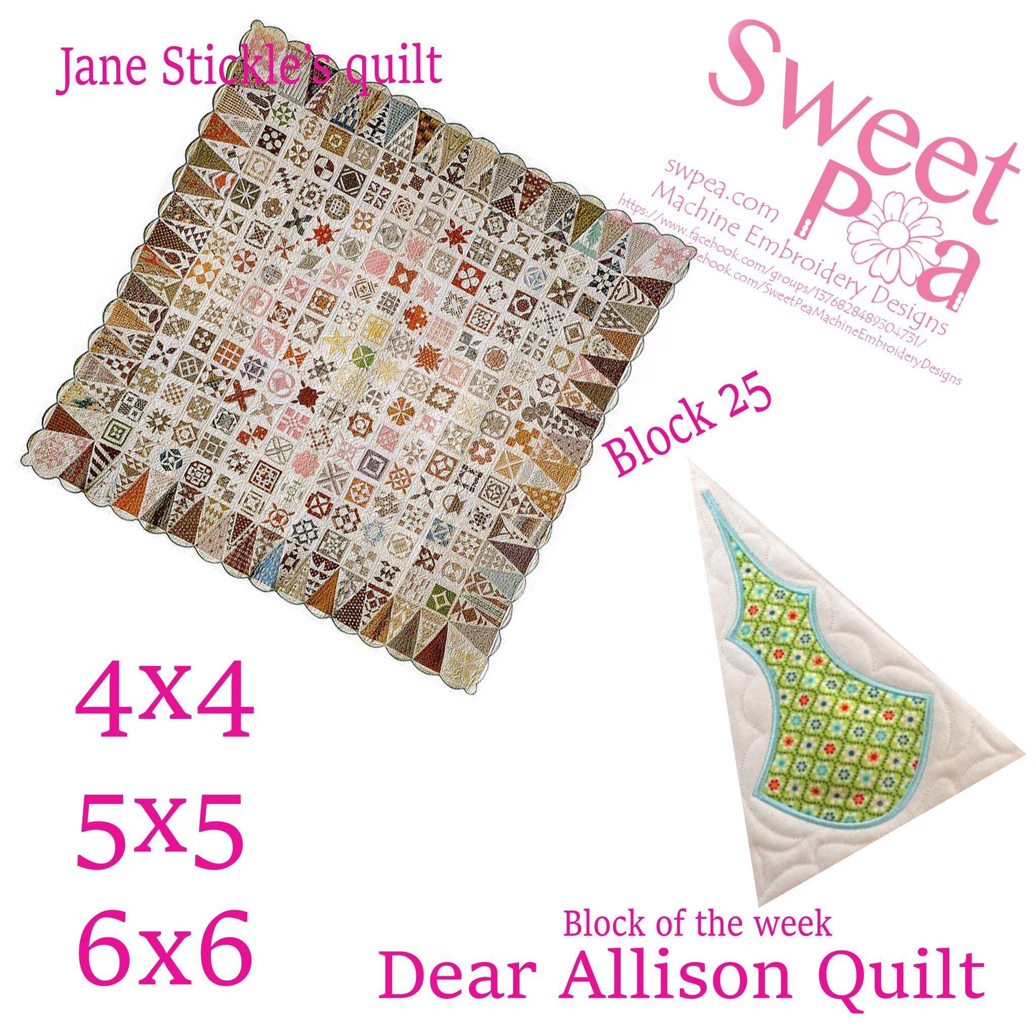 Dear Allison 24 and border block 25 - Sweet Pea Australia In the hoop machine embroidery designs. in the hoop project, in the hoop embroidery designs, craft in the hoop project, diy in the hoop project, diy craft in the hoop project, in the hoop embroidery patterns, design in the hoop patterns, embroidery designs for in the hoop embroidery projects, best in the hoop machine embroidery designs perfect for all hoops and embroidery machines