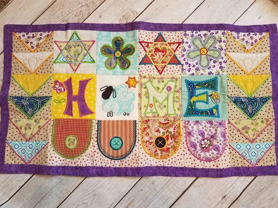 Home Cushion or Table Runner 4x4 and 5x5 - Sweet Pea Australia In the hoop machine embroidery designs. in the hoop project, in the hoop embroidery designs, craft in the hoop project, diy in the hoop project, diy craft in the hoop project, in the hoop embroidery patterns, design in the hoop patterns, embroidery designs for in the hoop embroidery projects, best in the hoop machine embroidery designs perfect for all hoops and embroidery machines