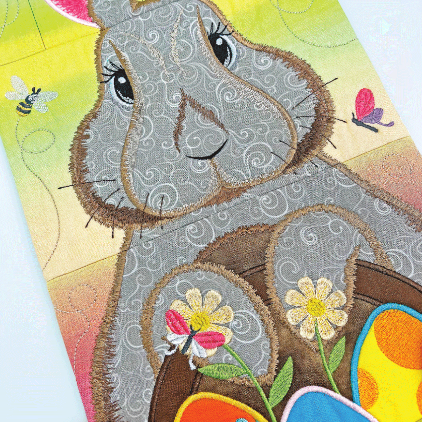 Easter Bunny Hanger 5x7 6x10 7x12 - Sweet Pea Australia In the hoop machine embroidery designs. in the hoop project, in the hoop embroidery designs, craft in the hoop project, diy in the hoop project, diy craft in the hoop project, in the hoop embroidery patterns, design in the hoop patterns, embroidery designs for in the hoop embroidery projects, best in the hoop machine embroidery designs perfect for all hoops and embroidery machines