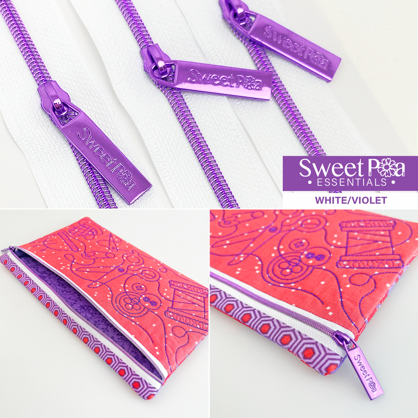 Sew Obsessed Zipper Case 5x7 6x10 7x12 8x12 In the hoop machine embroidery designs