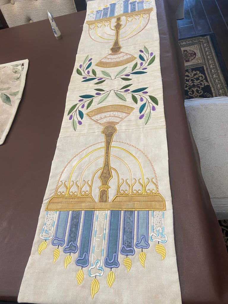 Hanukkah Wall Hanging 5x7 6x10 8x12 - Sweet Pea Australia In the hoop machine embroidery designs. in the hoop project, in the hoop embroidery designs, craft in the hoop project, diy in the hoop project, diy craft in the hoop project, in the hoop embroidery patterns, design in the hoop patterns, embroidery designs for in the hoop embroidery projects, best in the hoop machine embroidery designs perfect for all hoops and embroidery machines