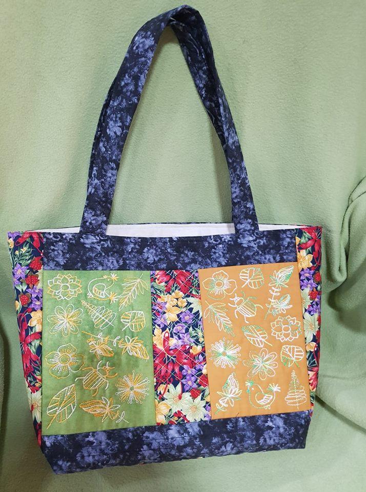 Wild Flower Tote Bag 5x7 6x10 8x12 - Sweet Pea Australia In the hoop machine embroidery designs. in the hoop project, in the hoop embroidery designs, craft in the hoop project, diy in the hoop project, diy craft in the hoop project, in the hoop embroidery patterns, design in the hoop patterns, embroidery designs for in the hoop embroidery projects, best in the hoop machine embroidery designs perfect for all hoops and embroidery machines