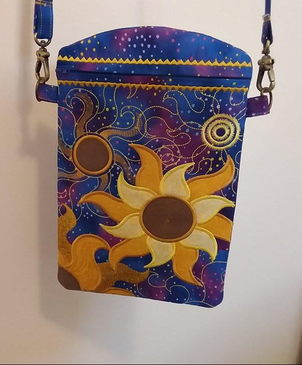 Sunflower Cosmos Zipper Bag 6x10 7x12 8x12 9.5x14 and 10.6x16 - Sweet Pea Australia In the hoop machine embroidery designs. in the hoop project, in the hoop embroidery designs, craft in the hoop project, diy in the hoop project, diy craft in the hoop project, in the hoop embroidery patterns, design in the hoop patterns, embroidery designs for in the hoop embroidery projects, best in the hoop machine embroidery designs perfect for all hoops and embroidery machines