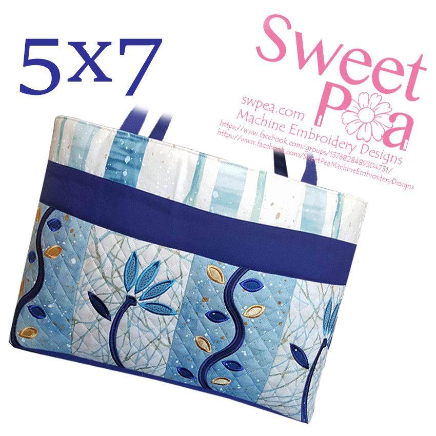 How Does Your Garden Grow Tote Bag 5x7 - Sweet Pea Australia In the hoop machine embroidery designs. in the hoop project, in the hoop embroidery designs, craft in the hoop project, diy in the hoop project, diy craft in the hoop project, in the hoop embroidery patterns, design in the hoop patterns, embroidery designs for in the hoop embroidery projects, best in the hoop machine embroidery designs perfect for all hoops and embroidery machines