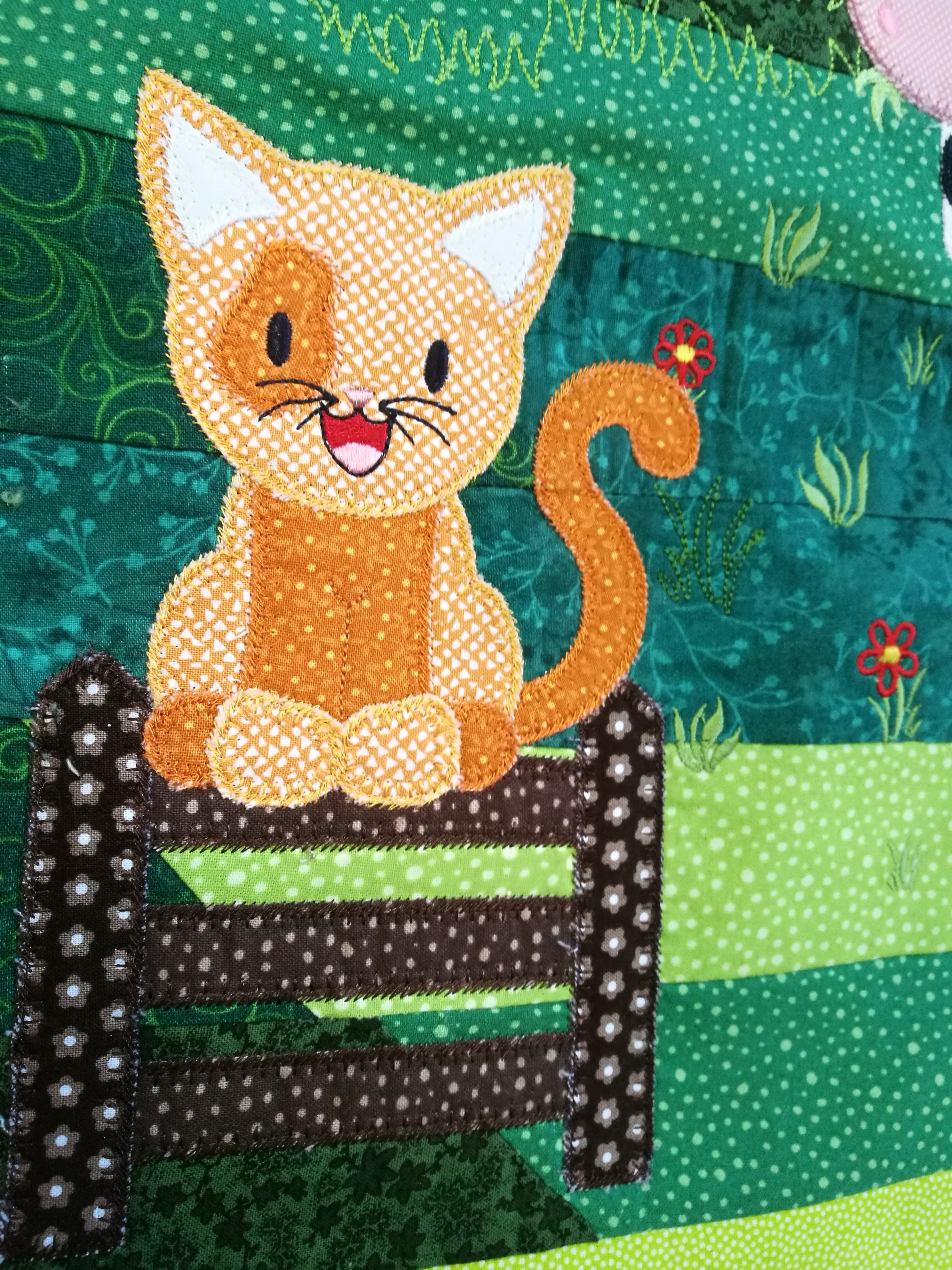 Farm Animals (Floating) Quilt 5x7 - Sweet Pea Australia In the hoop machine embroidery designs. in the hoop project, in the hoop embroidery designs, craft in the hoop project, diy in the hoop project, diy craft in the hoop project, in the hoop embroidery patterns, design in the hoop patterns, embroidery designs for in the hoop embroidery projects, best in the hoop machine embroidery designs perfect for all hoops and embroidery machines