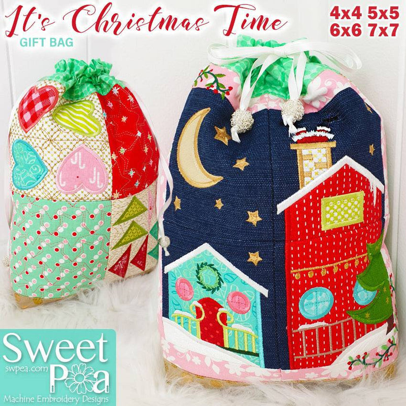 It's Christmas Time Block Set 4x4 5x5 6x6 7x7 - Sweet Pea