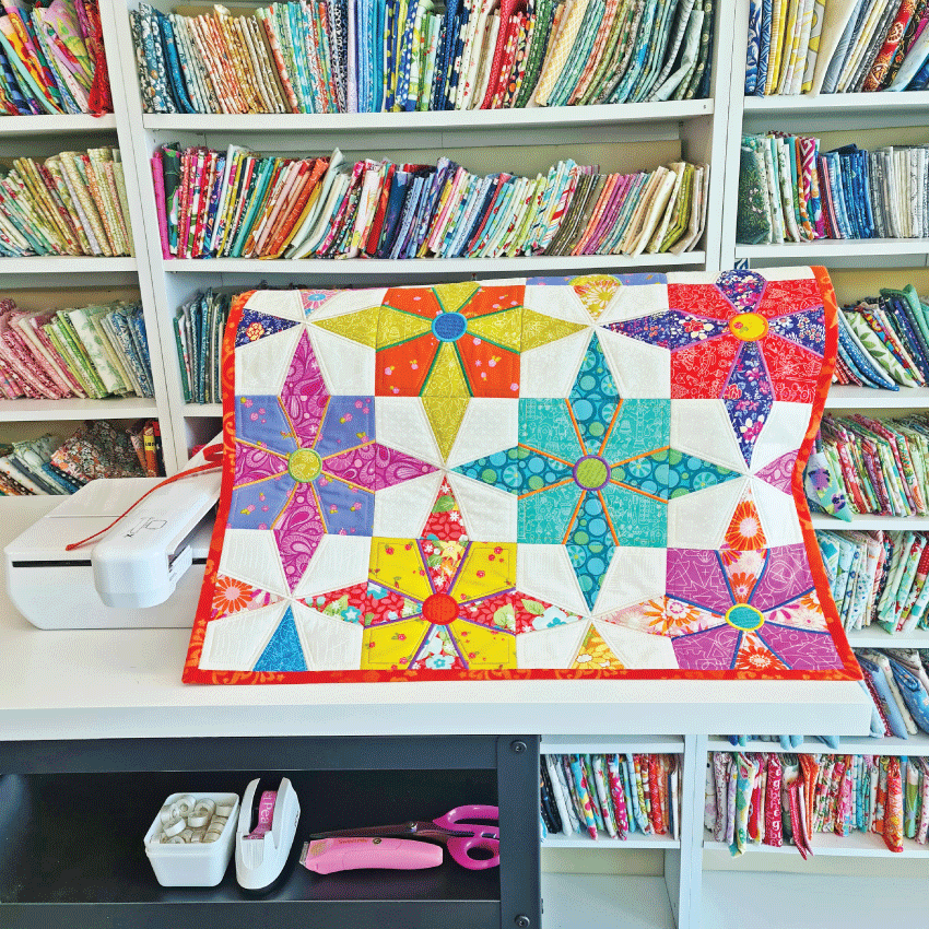 Jackie's Star Sewing Machine Cover and Quilt Block 4x4 5x5 6x6 and 7x7 - Sweet Pea Australia In the hoop machine embroidery designs. in the hoop project, in the hoop embroidery designs, craft in the hoop project, diy in the hoop project, diy craft in the hoop project, in the hoop embroidery patterns, design in the hoop patterns, embroidery designs for in the hoop embroidery projects, best in the hoop machine embroidery designs perfect for all hoops and embroidery machines