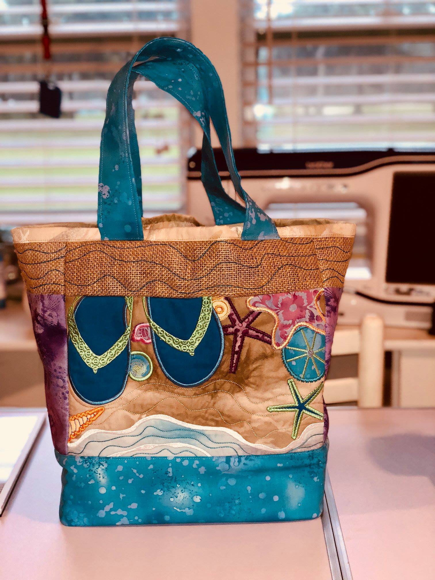 Beach Bag 6x10 7x12 - Sweet Pea Australia In the hoop machine embroidery designs. in the hoop project, in the hoop embroidery designs, craft in the hoop project, diy in the hoop project, diy craft in the hoop project, in the hoop embroidery patterns, design in the hoop patterns, embroidery designs for in the hoop embroidery projects, best in the hoop machine embroidery designs perfect for all hoops and embroidery machines