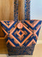 Diagonal Stripe Tote Bag 4x4 5x5 6x6 and Quilt Block 7x7 - Sweet Pea
