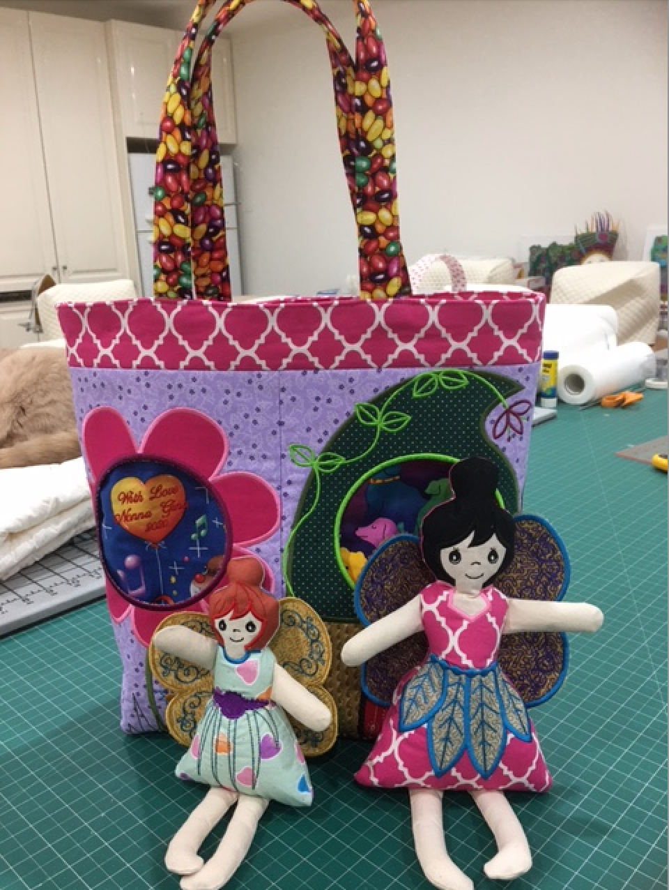 Fairy Pocket Bag 5x7 6x10 8x12 - Sweet Pea Australia In the hoop machine embroidery designs. in the hoop project, in the hoop embroidery designs, craft in the hoop project, diy in the hoop project, diy craft in the hoop project, in the hoop embroidery patterns, design in the hoop patterns, embroidery designs for in the hoop embroidery projects, best in the hoop machine embroidery designs perfect for all hoops and embroidery machines