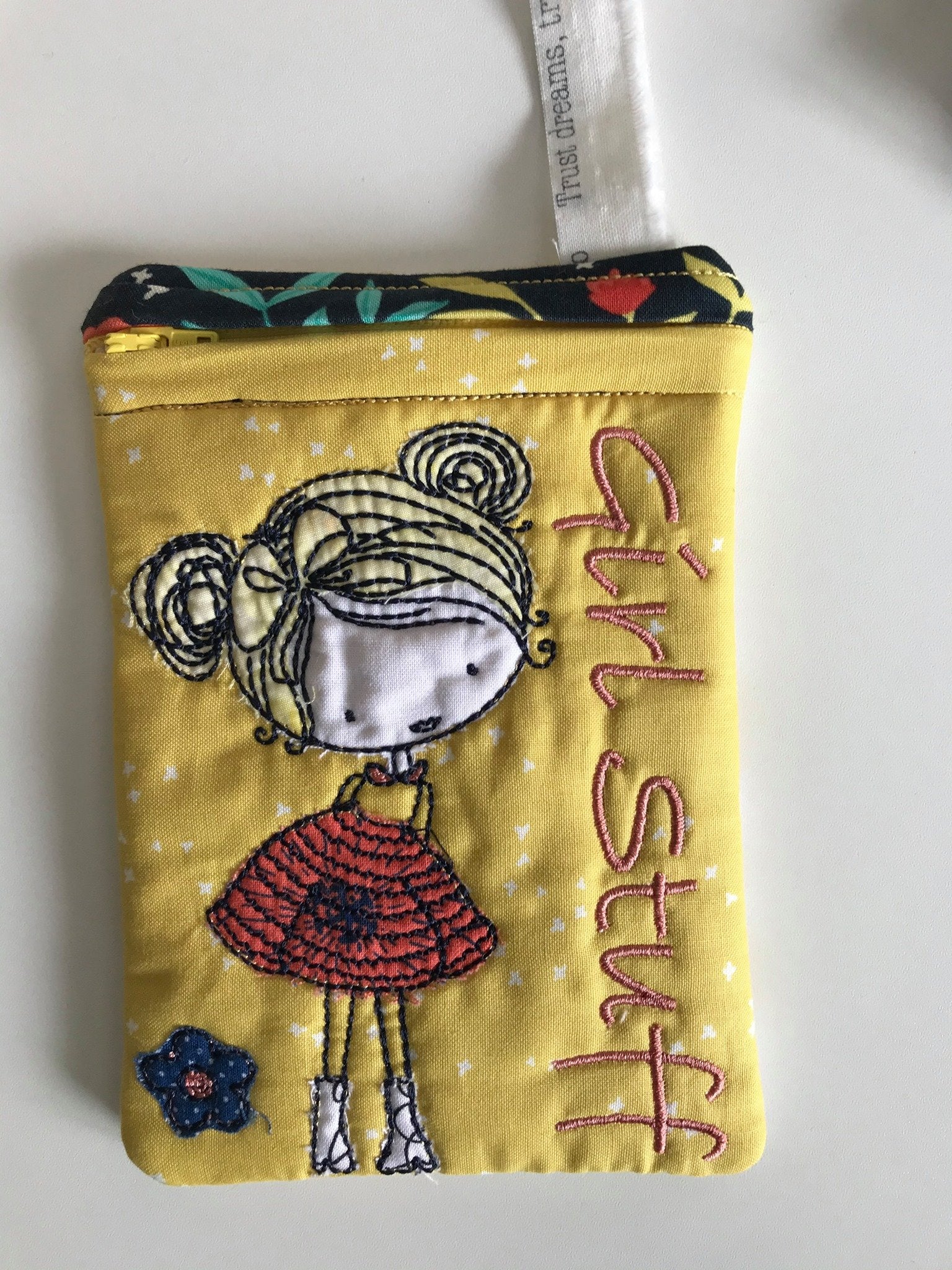 Girl Stuff Zipper Purse 5x7 - Sweet Pea Australia In the hoop machine embroidery designs. in the hoop project, in the hoop embroidery designs, craft in the hoop project, diy in the hoop project, diy craft in the hoop project, in the hoop embroidery patterns, design in the hoop patterns, embroidery designs for in the hoop embroidery projects, best in the hoop machine embroidery designs perfect for all hoops and embroidery machines