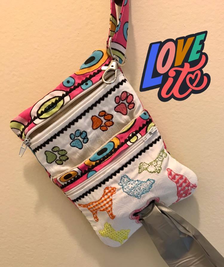 Dog Walking Bag 5x7 6x10 7x12 - Sweet Pea Australia In the hoop machine embroidery designs. in the hoop project, in the hoop embroidery designs, craft in the hoop project, diy in the hoop project, diy craft in the hoop project, in the hoop embroidery patterns, design in the hoop patterns, embroidery designs for in the hoop embroidery projects, best in the hoop machine embroidery designs perfect for all hoops and embroidery machines