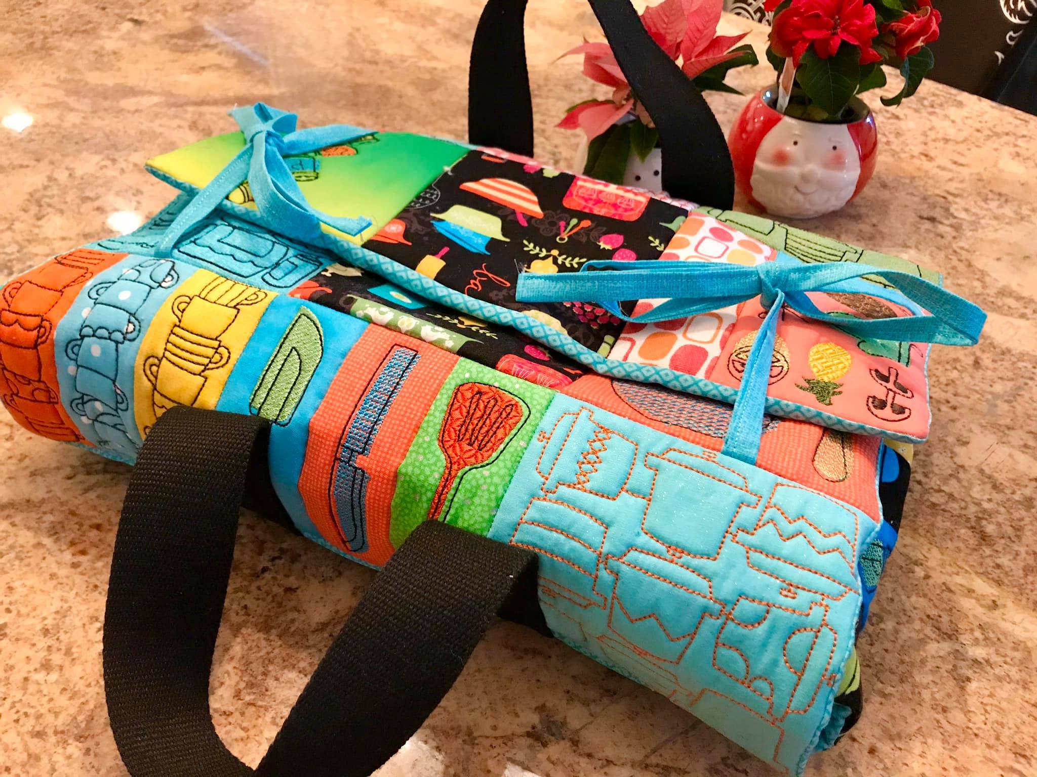 Casserole Holder 4x4 5x5 - Sweet Pea Australia In the hoop machine embroidery designs. in the hoop project, in the hoop embroidery designs, craft in the hoop project, diy in the hoop project, diy craft in the hoop project, in the hoop embroidery patterns, design in the hoop patterns, embroidery designs for in the hoop embroidery projects, best in the hoop machine embroidery designs perfect for all hoops and embroidery machines