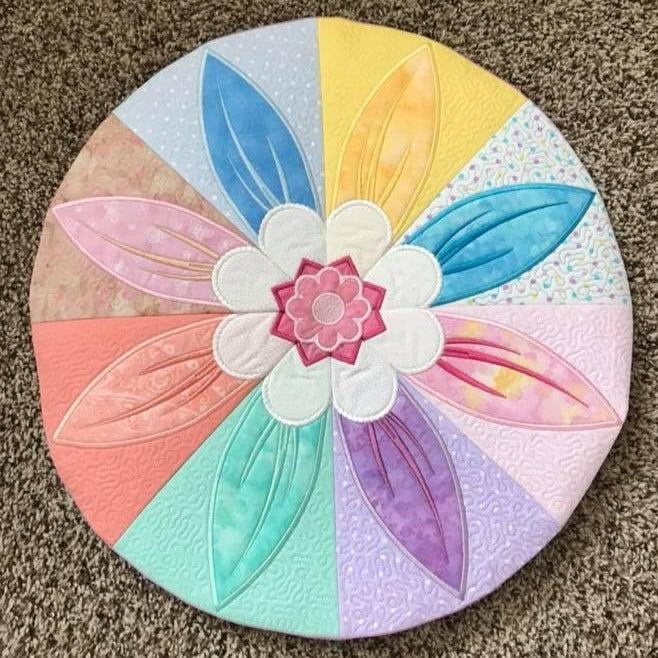 Flower Table Centre 5x7 6x10 7x12 - Sweet Pea Australia In the hoop machine embroidery designs. in the hoop project, in the hoop embroidery designs, craft in the hoop project, diy in the hoop project, diy craft in the hoop project, in the hoop embroidery patterns, design in the hoop patterns, embroidery designs for in the hoop embroidery projects, best in the hoop machine embroidery designs perfect for all hoops and embroidery machines