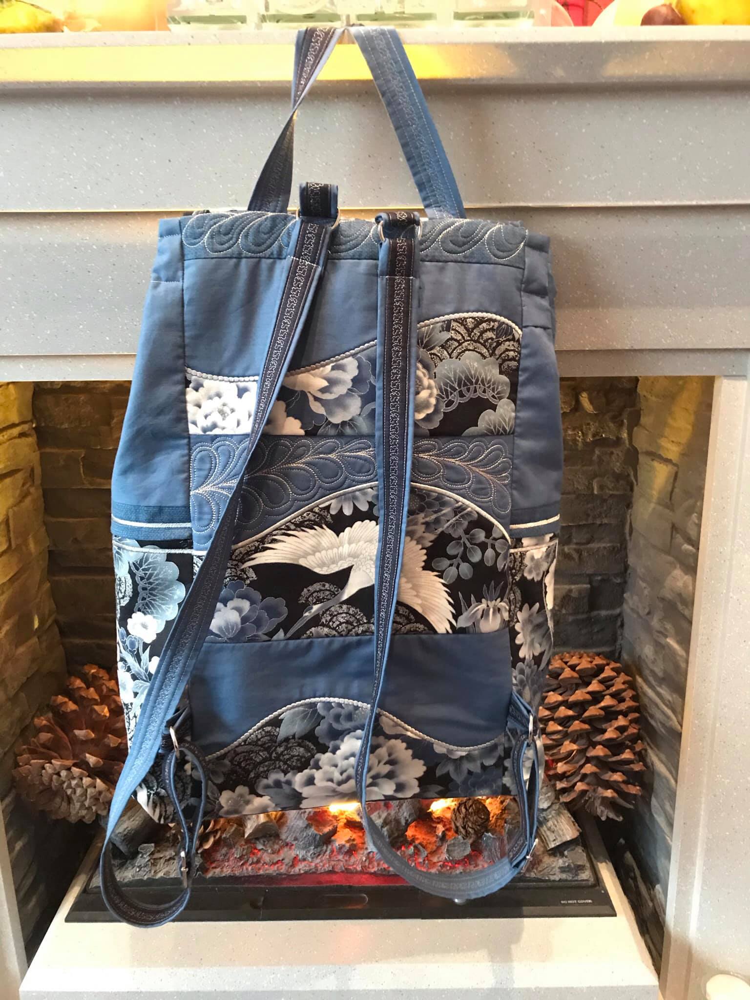 Freeform Quilted Backpack 5x7 6x10 - Sweet Pea Australia In the hoop machine embroidery designs. in the hoop project, in the hoop embroidery designs, craft in the hoop project, diy in the hoop project, diy craft in the hoop project, in the hoop embroidery patterns, design in the hoop patterns, embroidery designs for in the hoop embroidery projects, best in the hoop machine embroidery designs perfect for all hoops and embroidery machines