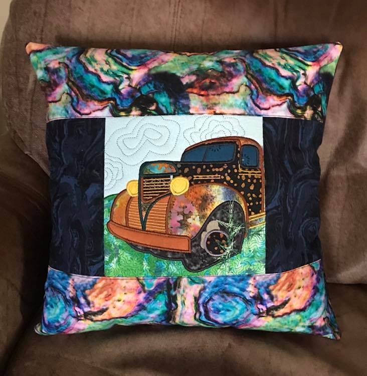 Ute/ Truck Art Cushion 6x6 7x7 8x8 9x9 - Sweet Pea Australia In the hoop machine embroidery designs. in the hoop project, in the hoop embroidery designs, craft in the hoop project, diy in the hoop project, diy craft in the hoop project, in the hoop embroidery patterns, design in the hoop patterns, embroidery designs for in the hoop embroidery projects, best in the hoop machine embroidery designs perfect for all hoops and embroidery machines