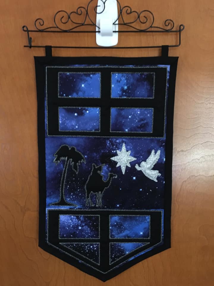 Nativity Silhouette 'Wise Men'  Table Runner or Wall Hanging 6x10 7x12 9.5x14 I - Sweet Pea