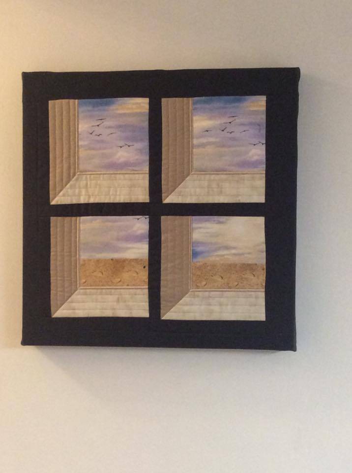 Through the Window Quilt 4x4 5x5 6x6 7x7 8x8 - Sweet Pea