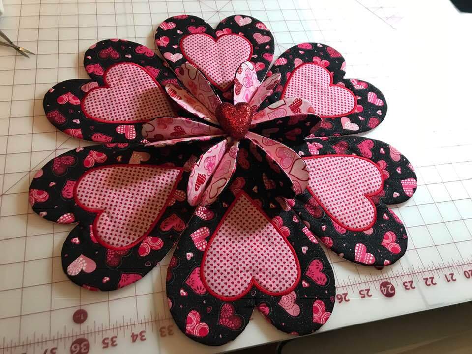 Valentines Hearts Table Centre 5x7 6x10 7x12 - Sweet Pea Australia In the hoop machine embroidery designs. in the hoop project, in the hoop embroidery designs, craft in the hoop project, diy in the hoop project, diy craft in the hoop project, in the hoop embroidery patterns, design in the hoop patterns, embroidery designs for in the hoop embroidery projects, best in the hoop machine embroidery designs perfect for all hoops and embroidery machines