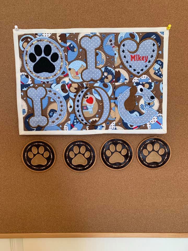 Dog Food Mat 4x4 5x5 6x6 - Sweet Pea Australia In the hoop machine embroidery designs. in the hoop project, in the hoop embroidery designs, craft in the hoop project, diy in the hoop project, diy craft in the hoop project, in the hoop embroidery patterns, design in the hoop patterns, embroidery designs for in the hoop embroidery projects, best in the hoop machine embroidery designs perfect for all hoops and embroidery machines