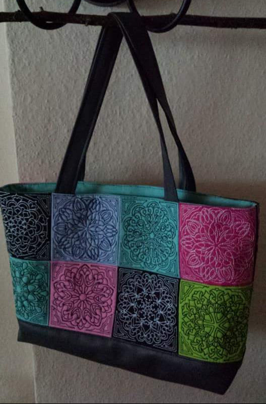 Mandala Blocks and Tote Bag 4x4 5x5 6x6 - Sweet Pea Australia In the hoop machine embroidery designs. in the hoop project, in the hoop embroidery designs, craft in the hoop project, diy in the hoop project, diy craft in the hoop project, in the hoop embroidery patterns, design in the hoop patterns, embroidery designs for in the hoop embroidery projects, best in the hoop machine embroidery designs perfect for all hoops and embroidery machines