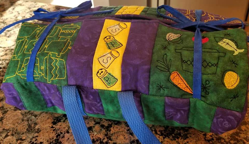 Casserole Holder 4x4 5x5 - Sweet Pea Australia In the hoop machine embroidery designs. in the hoop project, in the hoop embroidery designs, craft in the hoop project, diy in the hoop project, diy craft in the hoop project, in the hoop embroidery patterns, design in the hoop patterns, embroidery designs for in the hoop embroidery projects, best in the hoop machine embroidery designs perfect for all hoops and embroidery machines