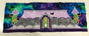 BOW Halloween Haunted House Quilt - Block 5 - Sweet Pea In The Hoop Machine Embroidery Design hoop machine embroidery designs, embroidery patterns, embroidery set, embroidery appliqué, hoop embroidery designs, small hoop designs, the best in the hoop machine embroidery designs, the best in the hoop sewing and embroidery designs