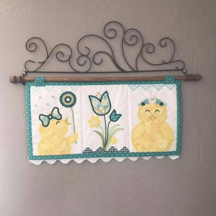 Spring Chickens Table Runner 5x7 6x10 8x12 - Sweet Pea Australia In the hoop machine embroidery designs. in the hoop project, in the hoop embroidery designs, craft in the hoop project, diy in the hoop project, diy craft in the hoop project, in the hoop embroidery patterns, design in the hoop patterns, embroidery designs for in the hoop embroidery projects, best in the hoop machine embroidery designs perfect for all hoops and embroidery machines