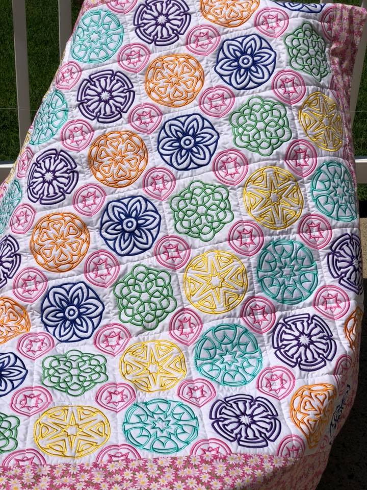 Mandala Slice Quilt 4x4 5x5 6x6 and 7x7 - Sweet Pea Australia In the hoop machine embroidery designs. in the hoop project, in the hoop embroidery designs, craft in the hoop project, diy in the hoop project, diy craft in the hoop project, in the hoop embroidery patterns, design in the hoop patterns, embroidery designs for in the hoop embroidery projects, best in the hoop machine embroidery designs perfect for all hoops and embroidery machines