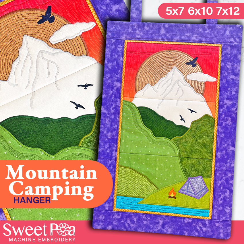 Embroidery outlet in hoop Camping