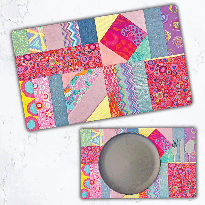 Patchwork Pocket Placemat 5x7 6x10 - Sweet Pea Australia In the hoop machine embroidery designs. in the hoop project, in the hoop embroidery designs, craft in the hoop project, diy in the hoop project, diy craft in the hoop project, in the hoop embroidery patterns, design in the hoop patterns, embroidery designs for in the hoop embroidery projects, best in the hoop machine embroidery designs perfect for all hoops and embroidery machines