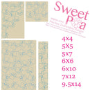 Paws Continuous Quilting 4x4 5x5 5x7 6x6 6x10 7x12 and 9.5x14 - Sweet Pea