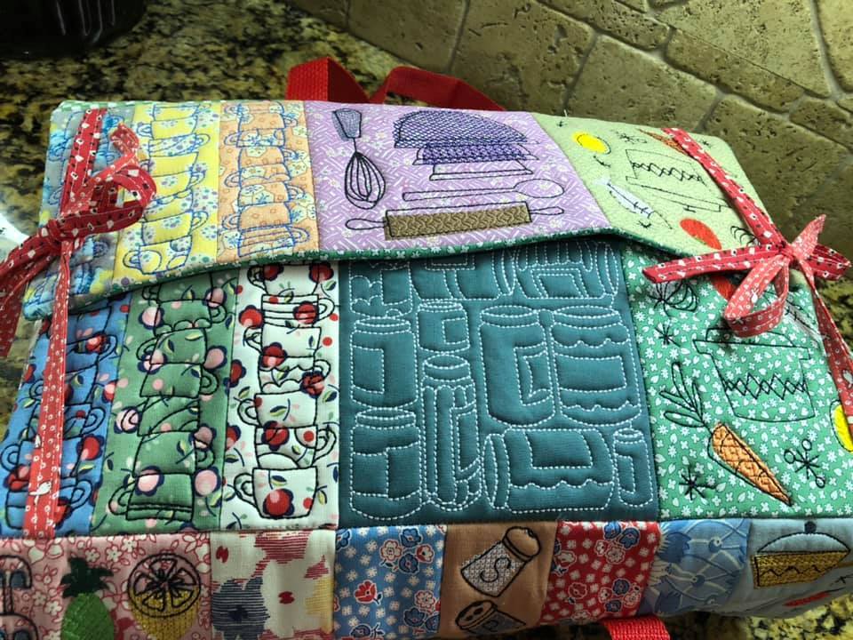 Casserole Holder 4x4 5x5 - Sweet Pea Australia In the hoop machine embroidery designs. in the hoop project, in the hoop embroidery designs, craft in the hoop project, diy in the hoop project, diy craft in the hoop project, in the hoop embroidery patterns, design in the hoop patterns, embroidery designs for in the hoop embroidery projects, best in the hoop machine embroidery designs perfect for all hoops and embroidery machines