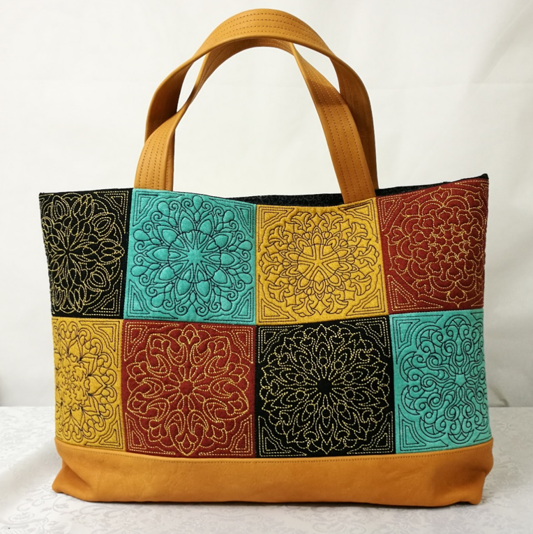 Mandala Blocks and Tote Bag 4x4 5x5 6x6 - Sweet Pea Australia In the hoop machine embroidery designs. in the hoop project, in the hoop embroidery designs, craft in the hoop project, diy in the hoop project, diy craft in the hoop project, in the hoop embroidery patterns, design in the hoop patterns, embroidery designs for in the hoop embroidery projects, best in the hoop machine embroidery designs perfect for all hoops and embroidery machines