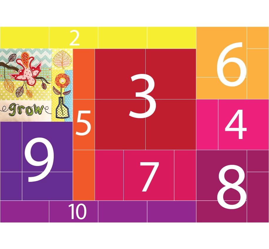 Mystery Garden BOM Sew Along Quilt Block 1 - Sweet Pea Australia In the hoop machine embroidery designs. in the hoop project, in the hoop embroidery designs, craft in the hoop project, diy in the hoop project, diy craft in the hoop project, in the hoop embroidery patterns, design in the hoop patterns, embroidery designs for in the hoop embroidery projects, best in the hoop machine embroidery designs perfect for all hoops and embroidery machines