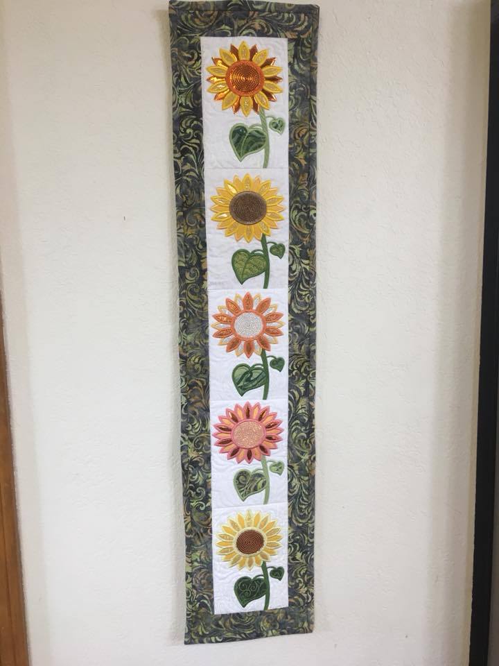 Sunflower Flower Block Add-on 5x7 6x10 8x12 - Sweet Pea Australia In the hoop machine embroidery designs. in the hoop project, in the hoop embroidery designs, craft in the hoop project, diy in the hoop project, diy craft in the hoop project, in the hoop embroidery patterns, design in the hoop patterns, embroidery designs for in the hoop embroidery projects, best in the hoop machine embroidery designs perfect for all hoops and embroidery machines