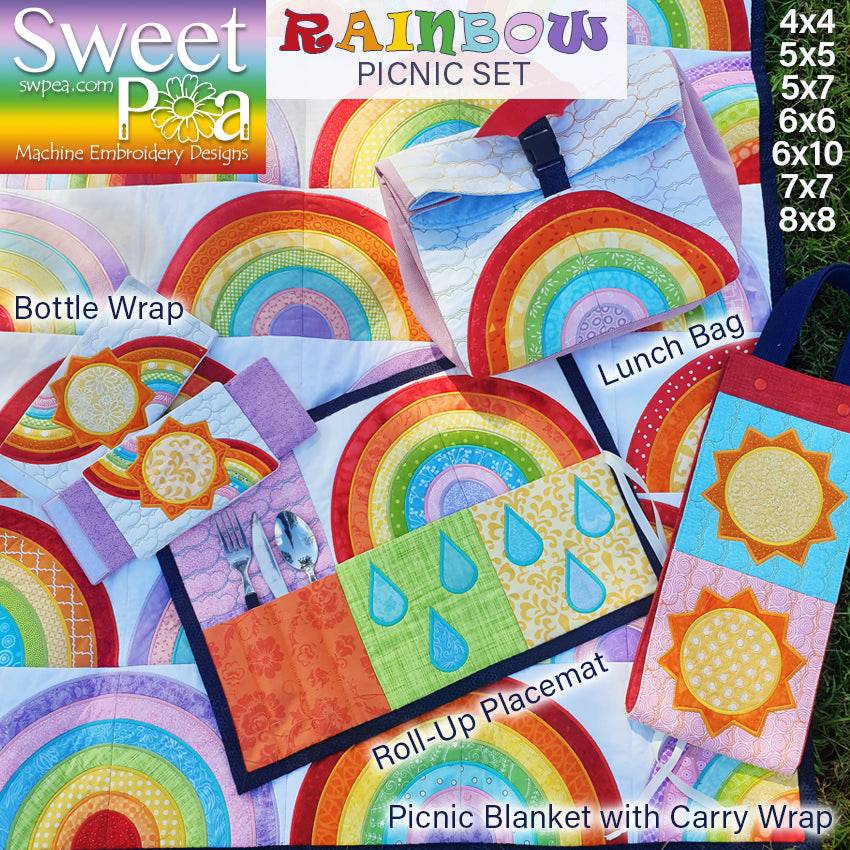Cutting + Layout: Rainbow Picnic Sew-Along — Stitched in Color