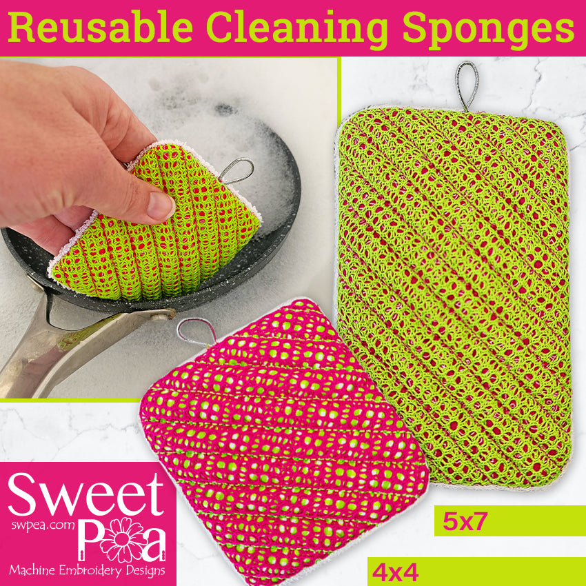Reusable Dishwashing Sponges -10pcs